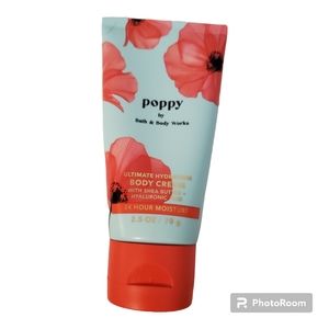 Bath and Body Works Poppy travel size body cream